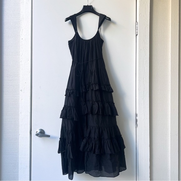 Cinq à Sept Kandra Tiered Maxi Dress - Cottagecore Boho Romantic Whimsigoth - 0 - Picture 6 of 15